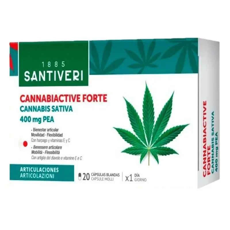 Integratore Benessere Articolare Cannabiactive Forte Perle - Santiveri - Erboristeria Il Miglio Verde