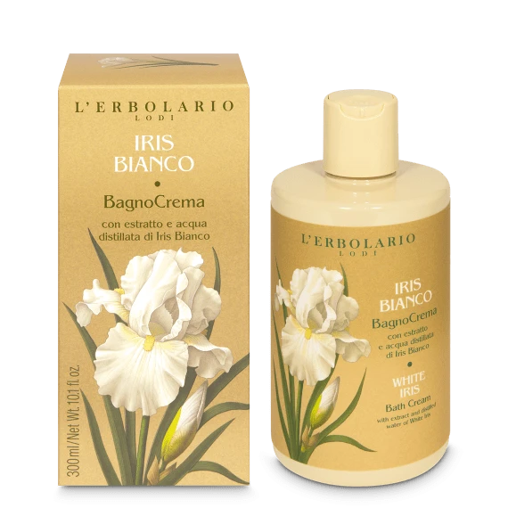 BagnoCrema Iris Bianco - LErbolario - Erboristeria Il Miglio Verde