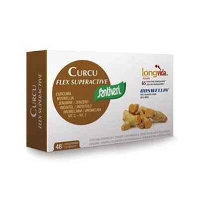 Curcu Flex Superactive 48 Compresse - Santiveri - Erboristeria Il Miglio Verde