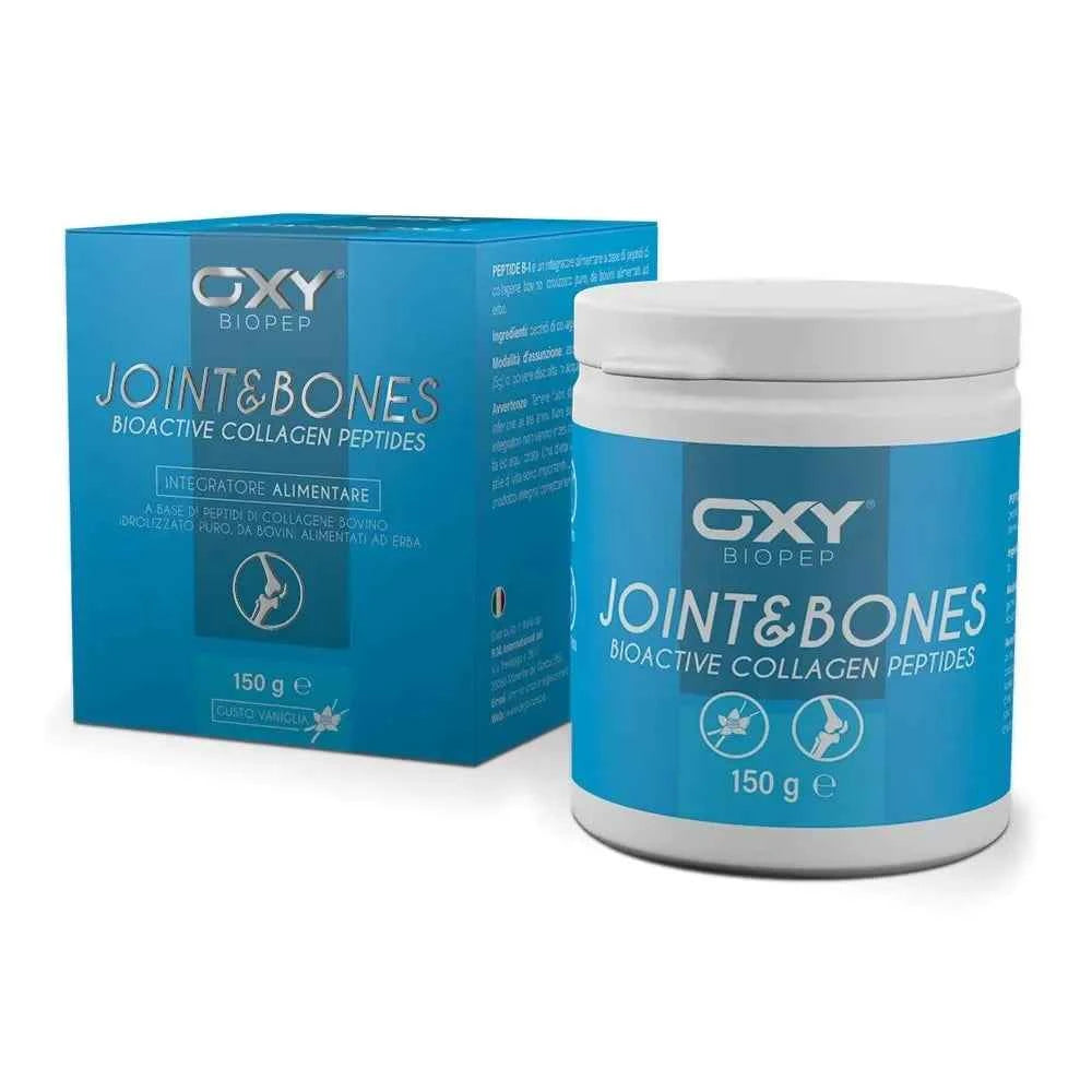 Collagene per Articolazioni e Ossa - Integratore Vaniglia JOINT & BONES OxiBiopep - Erboristeria Il Miglio Verde