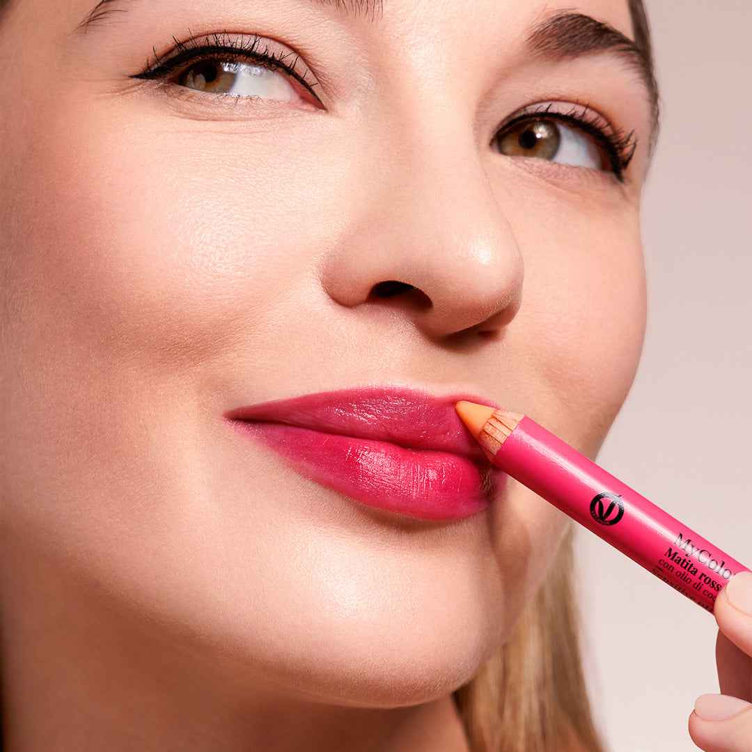 MYCOLOR LIPS Matita rossetto a pH sensibile con olio di cocco e cere vegetali - Erboristeria Il Miglio Verde