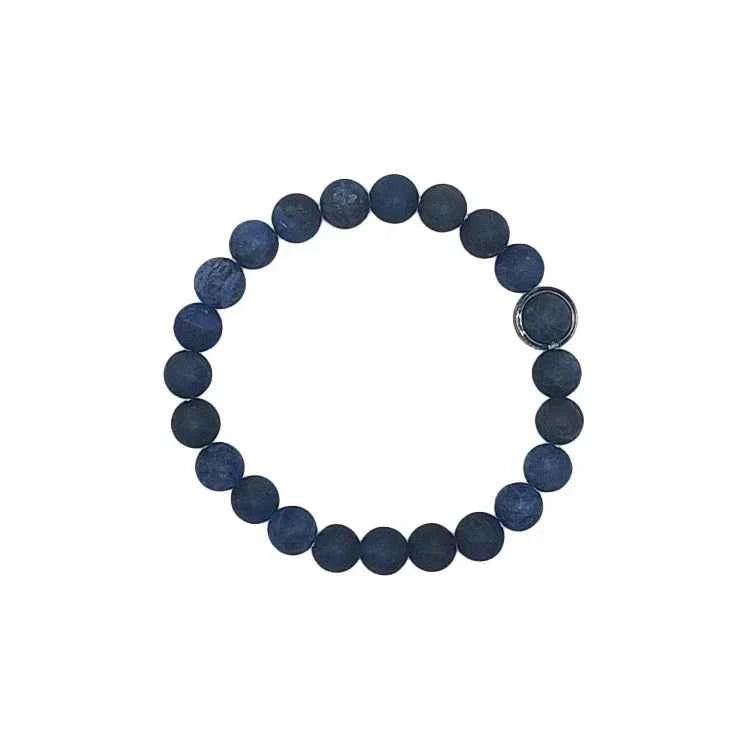 Bracciale Sodalite 4 Elementi - Un Aliato per la Tua Autenticità - Erboristeria Il Miglio Verde