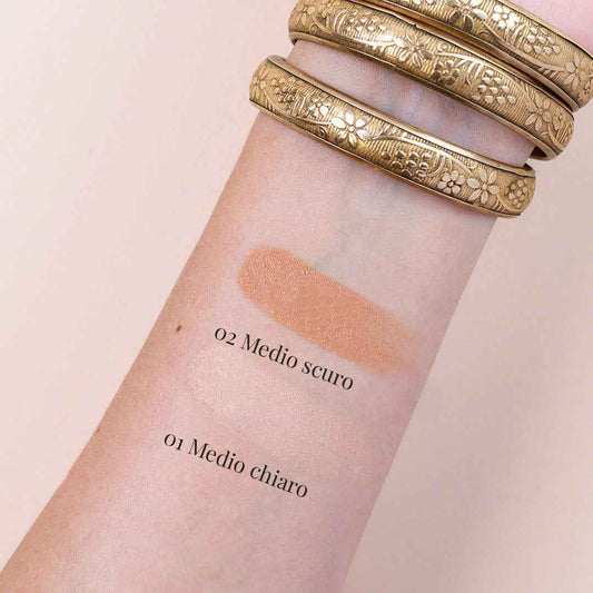 MINERAL PROTECTION FOUNDATION SPF 50 Fondotinta compatto ad alta protezione solare - Erboristeria Il Miglio Verde