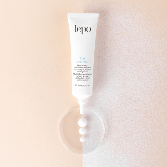 MAT PERFECTION Siero primer mattificante levigante con estratto di bardana e amido di riso - Erboristeria Il Miglio Verde