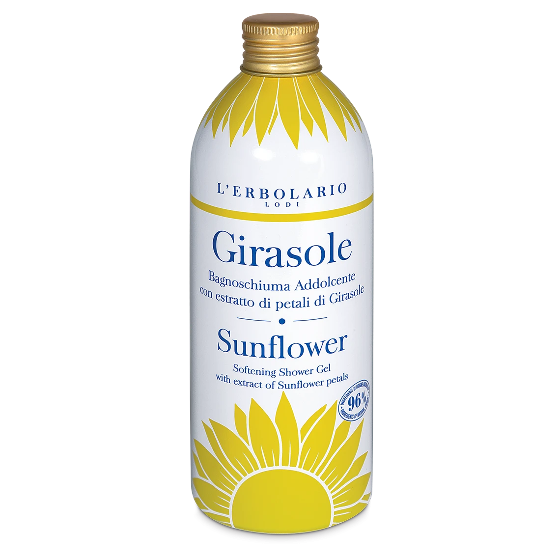 Bagnoschiuma Addolcente Girasole - L'Erbolario - Erboristeria Il Miglio Verde
