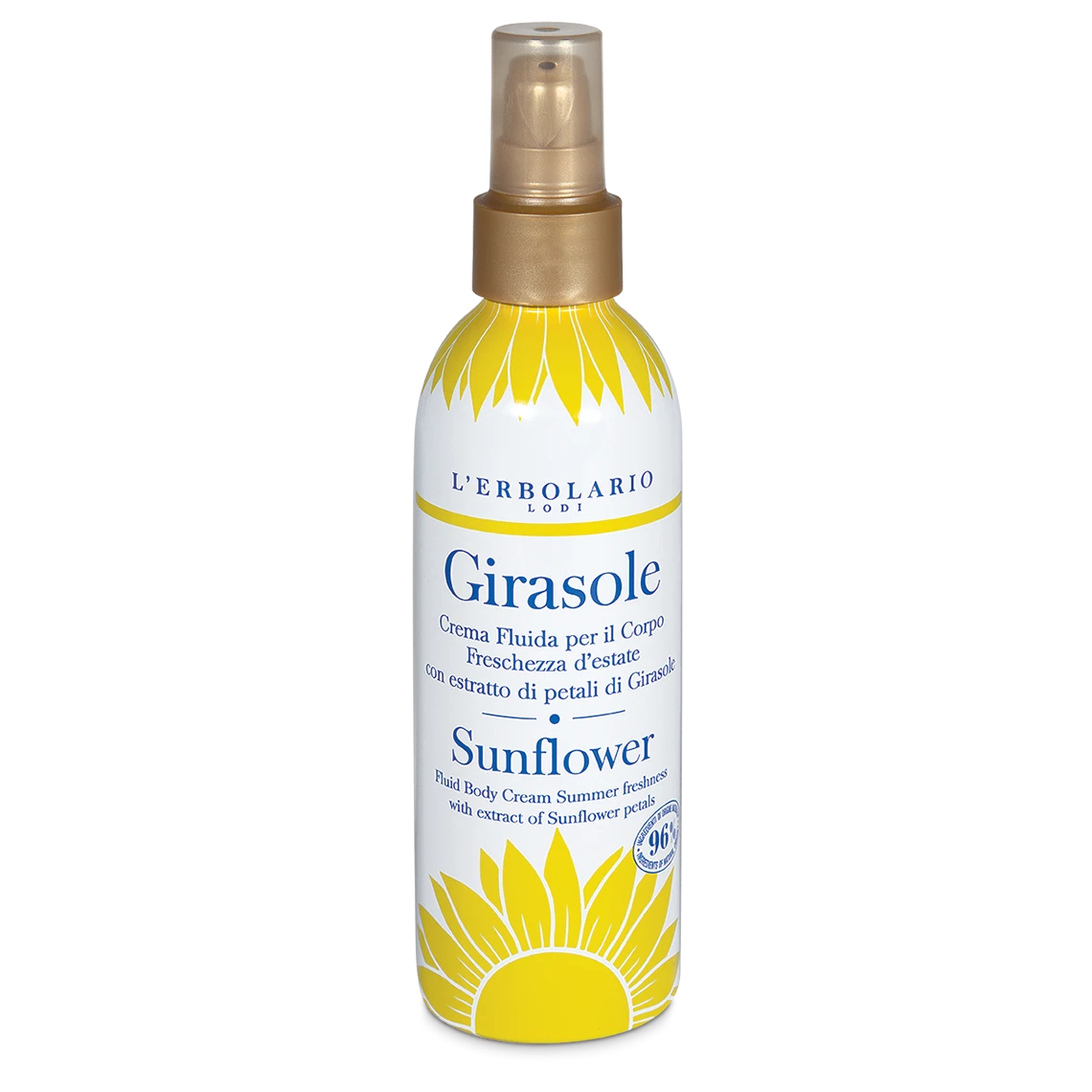 Crema Fluida per il Corpo Girasole - L'Erbolario - Erboristeria Il Miglio Verde