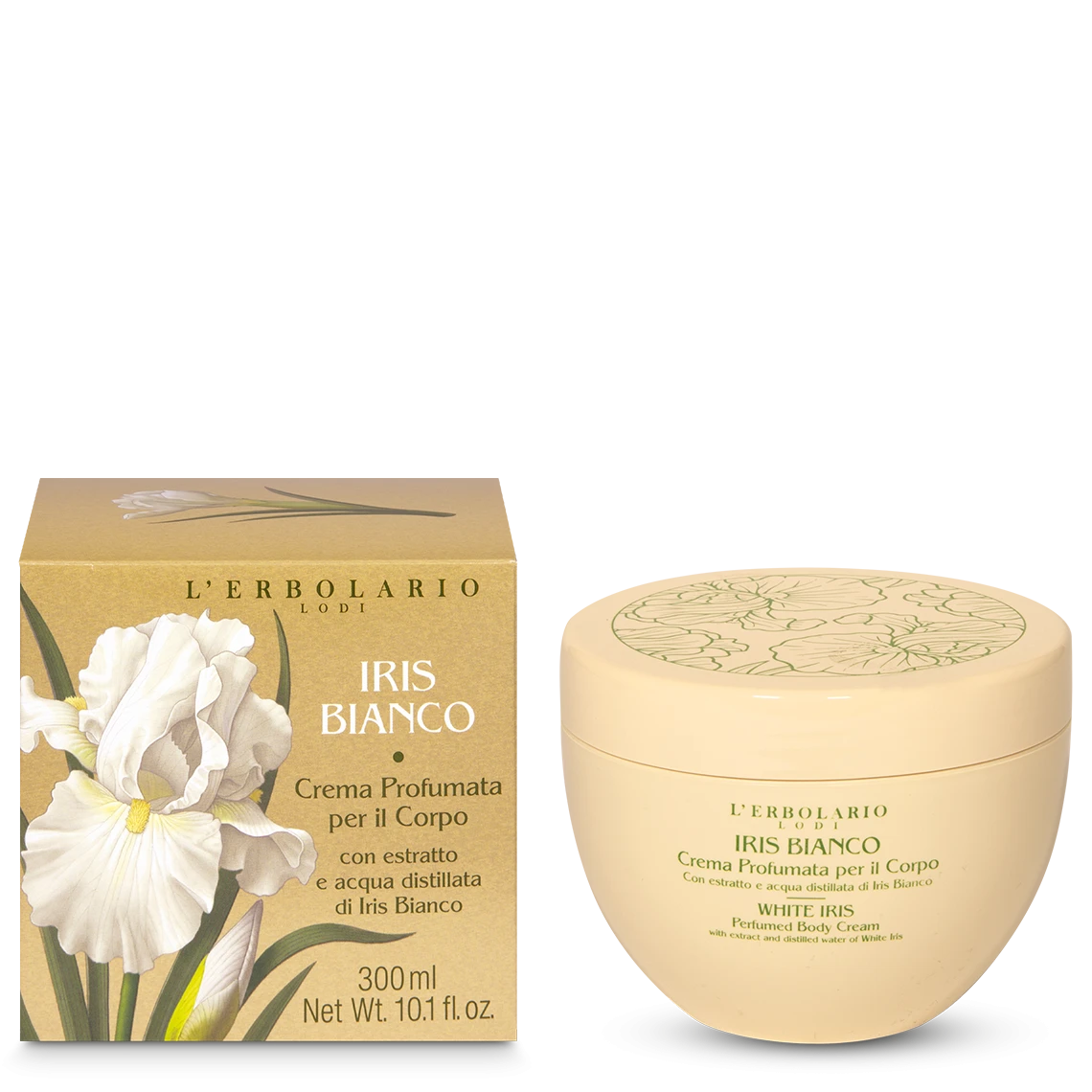Crema Profumata per il Corpo Iris Bianco - L'Erbolario - Erboristeria Il Miglio Verde