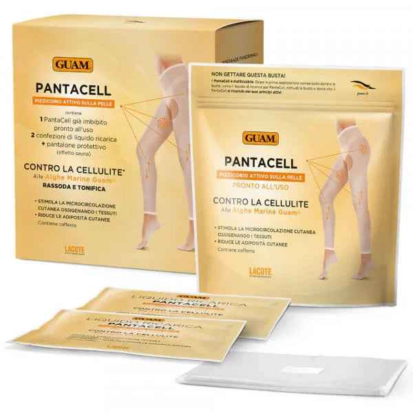 PANTACELL + 2 BUSTE LIQUIDO RICARICA + PANTALONE EFFETTO SAUNA - Guam - Erboristeria Il Miglio Verde