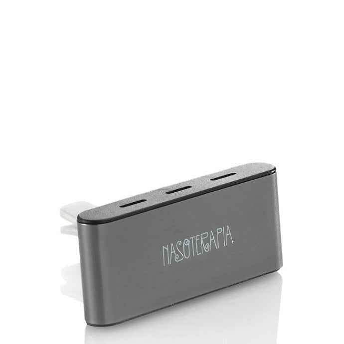 Diffusore Auto Grigio con Sinergia Respira - Erboristeria Il Miglio Verde