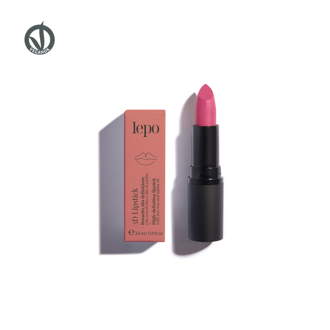 3D LIPSTICK Rossetto alta definizione con cera di riso e olio di jojoba