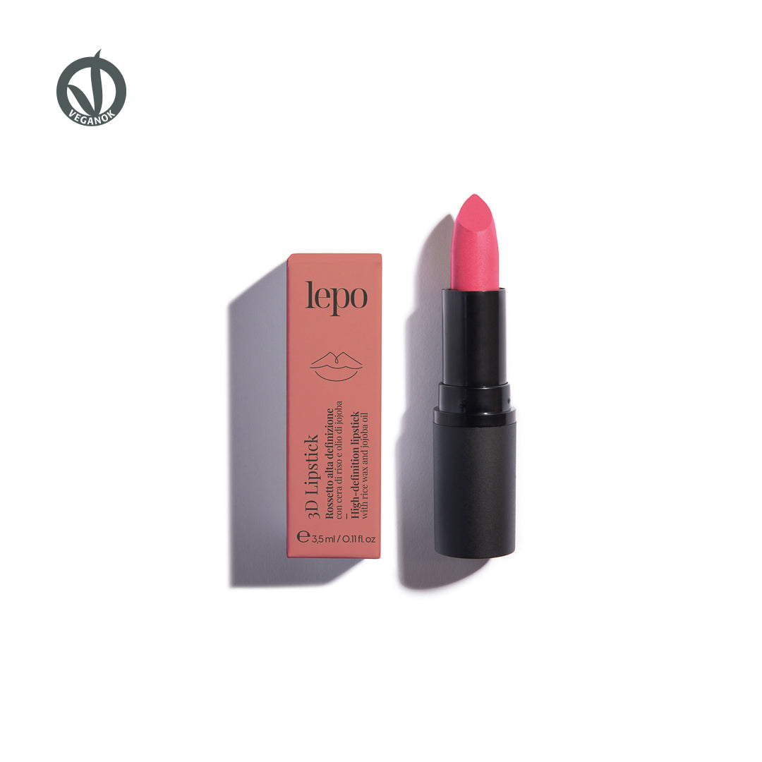 3D LIPSTICK Rossetto alta definizione con cera di riso e olio di jojoba