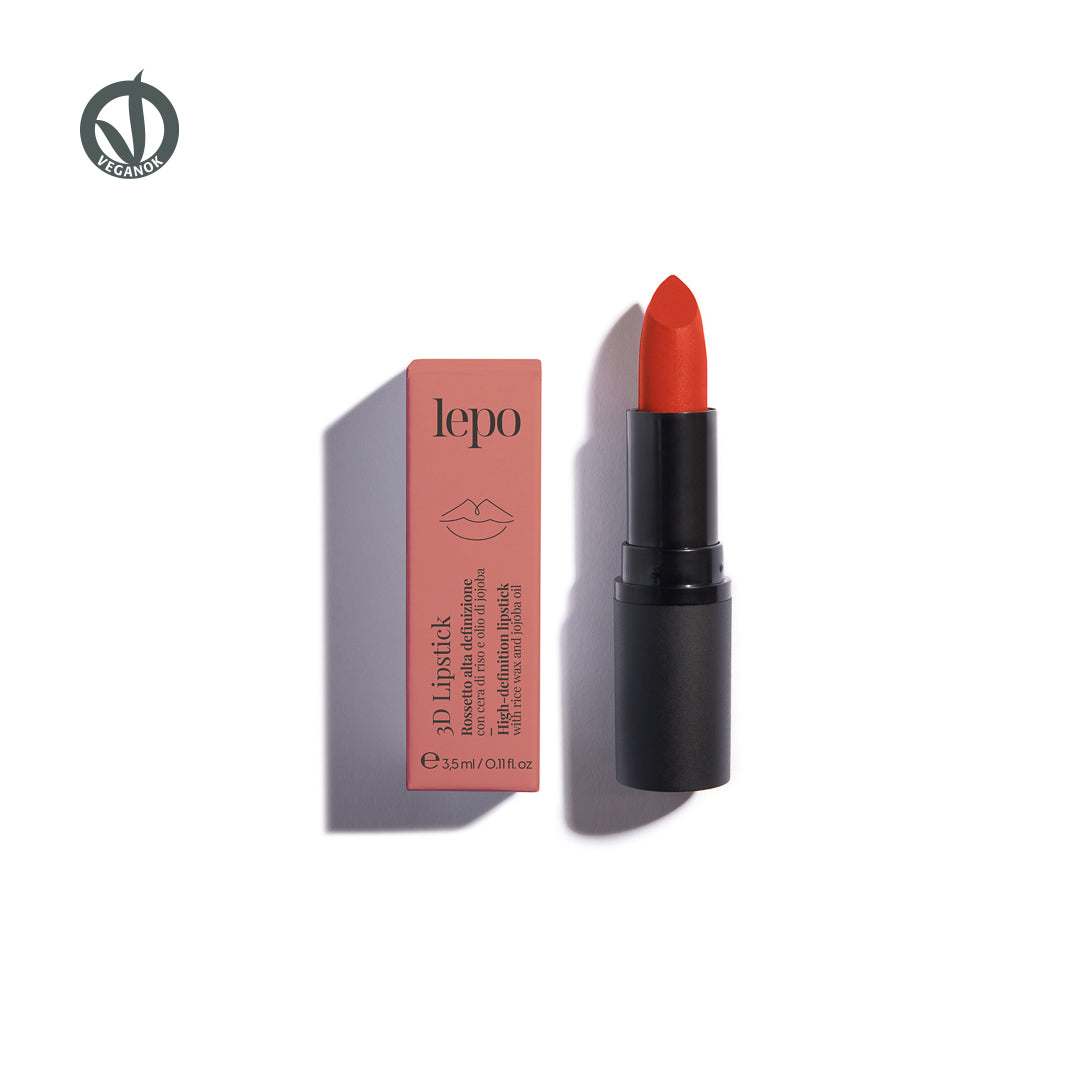 3D LIPSTICK Rossetto alta definizione con cera di riso e olio di jojoba