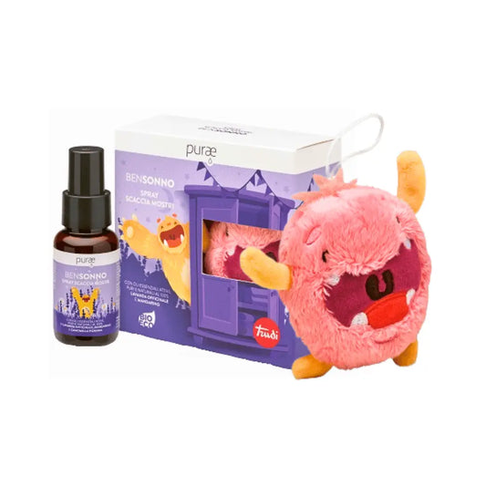 Bensonno Spray Scaccia Mostri 50ml + Peluche Trudi – Purae