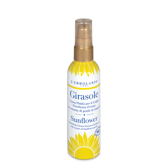 crema-fluida-per-il-corpo-girasole - Erboristeria Il Miglio Verde
