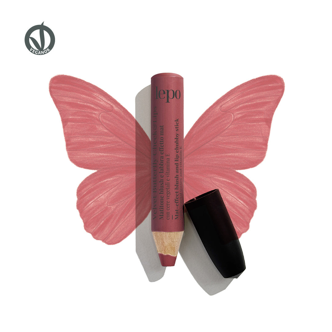 VELVET BUTTERFLY CHEEK&LIPS Matitone blush e labbra effetto mat
